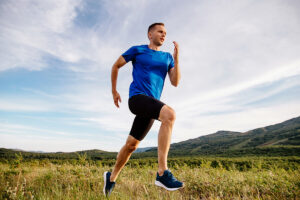 Read more about the article Sporty man runner running